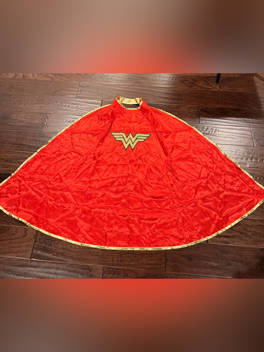 Red and Gold Cape - Superhero Costume Accessory
